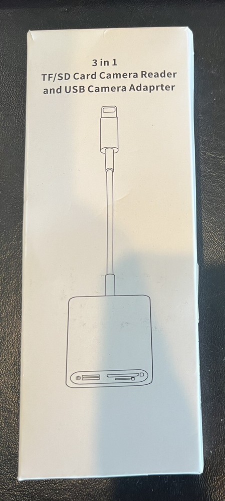 3 in 1 Card Camera Reader and USB Camera Adapter - A0050