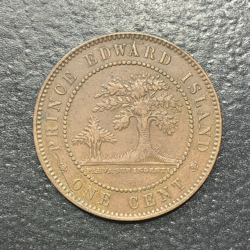 Prince Edward Island: 1871 1 Cent Strike Thru Error