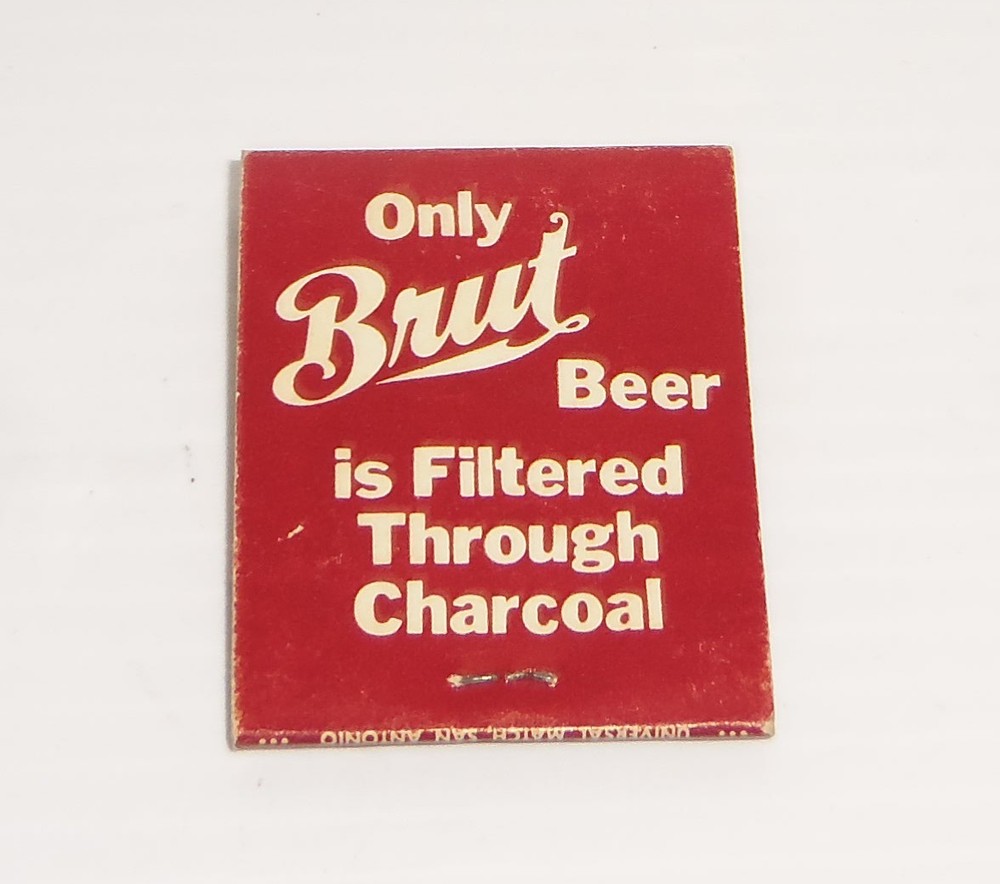 Vintage Brut Super-Premium Beer Unstruck Matchbook