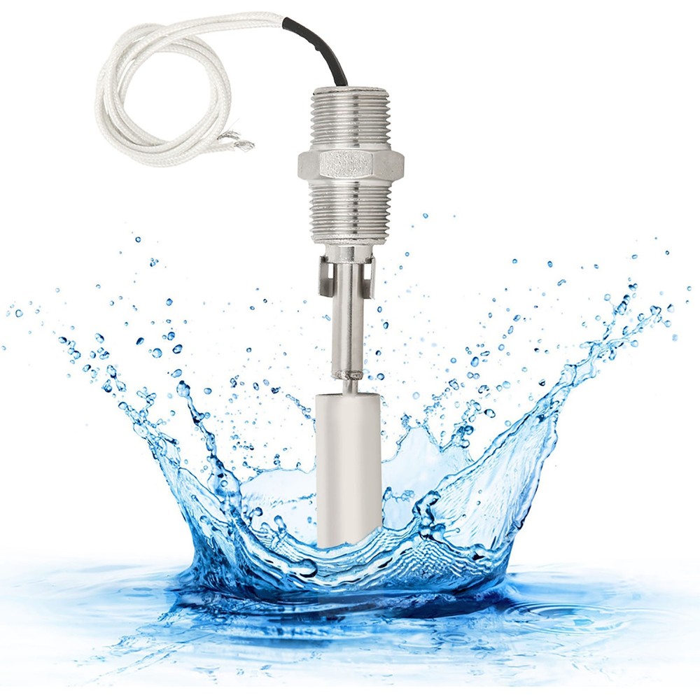 Liquid Water Sensor DC0-110V Stainless Steel Float Side-Mounted