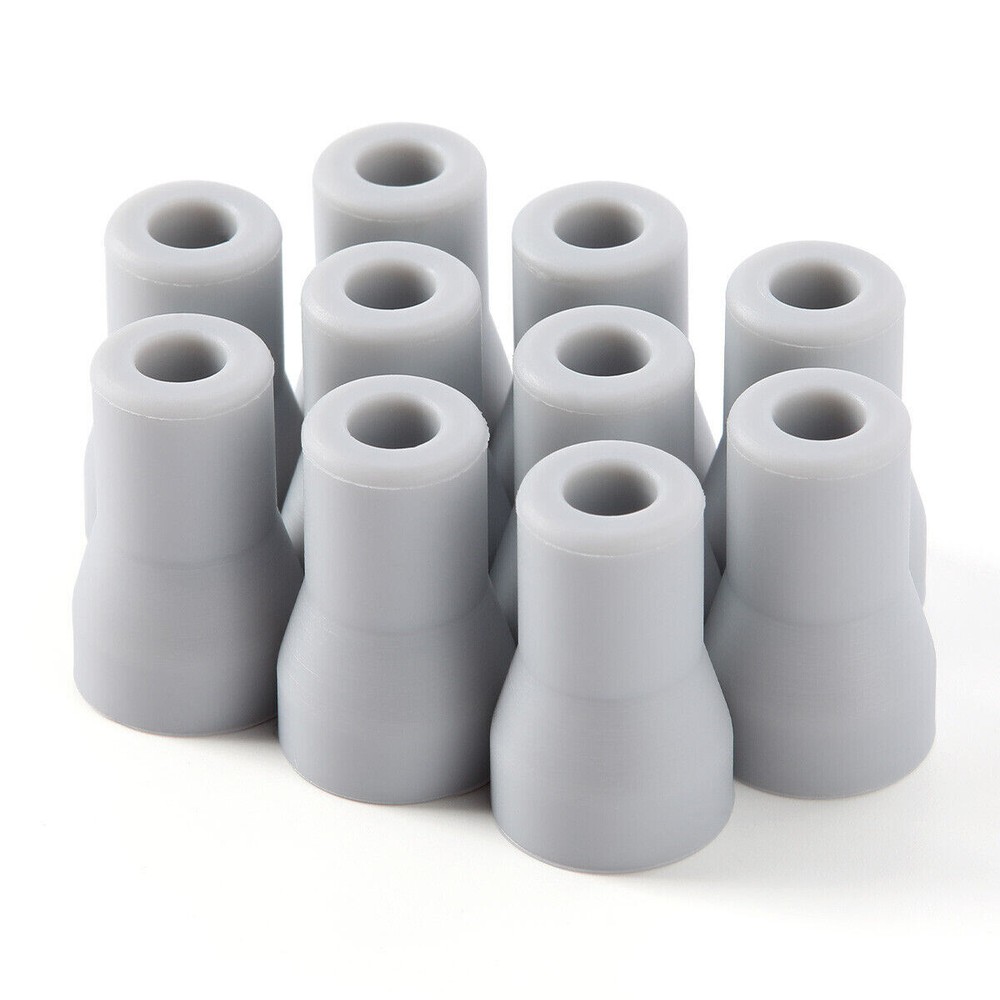 10 Pcs Dental Saliva Ejector Weak SE Suction Rubber Snap-on Adapter Replacement
