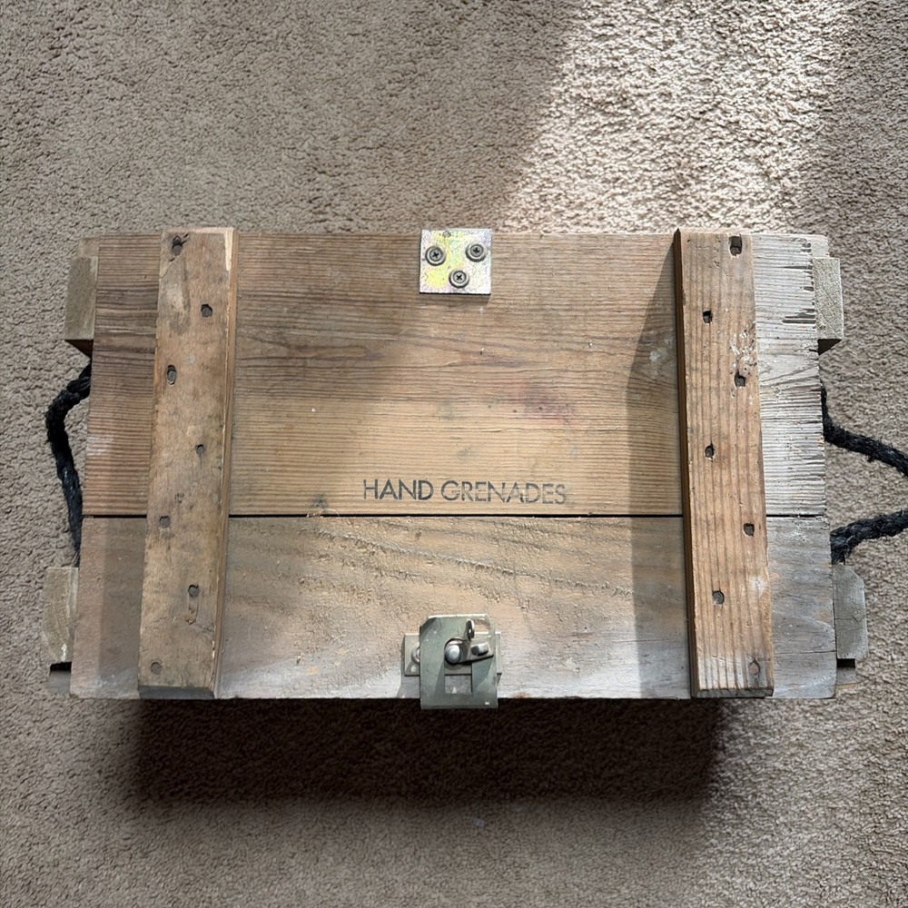 Vintage Hand Grenade Crate
