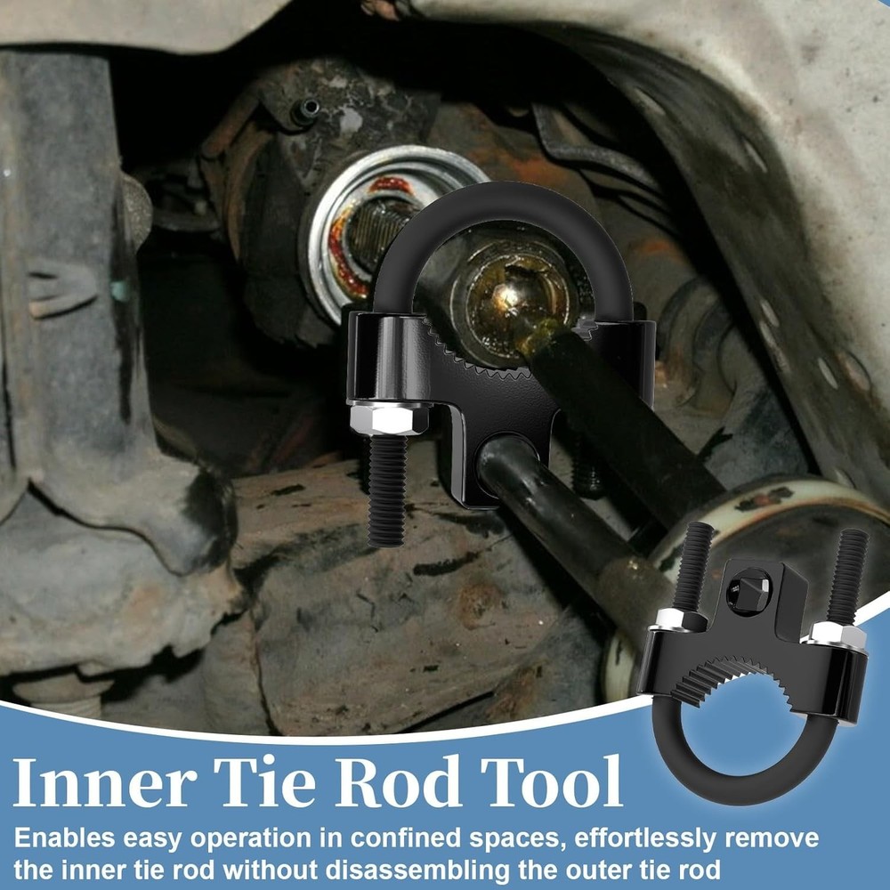Inner Tie Rod Removal Tool FOR Steering Rack Tie Rod Puller 3/8" Low Profile