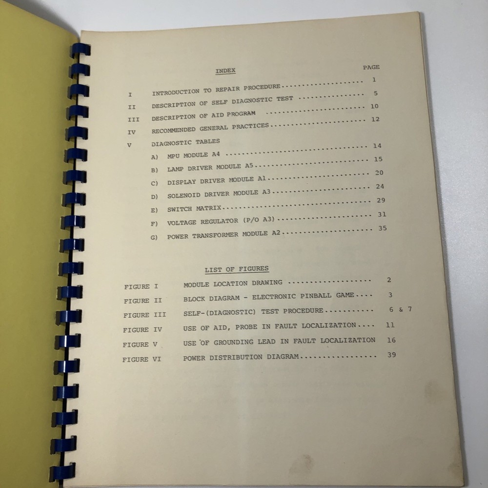 Bally Electronic Pinball Games Repair Procedures Module & Component Replacement