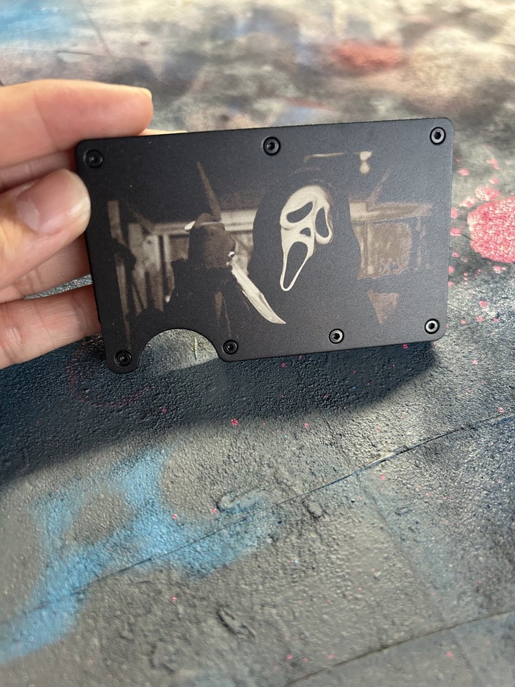 Scream GhostFace RFID blocking Halloween Collectors Wallet Item