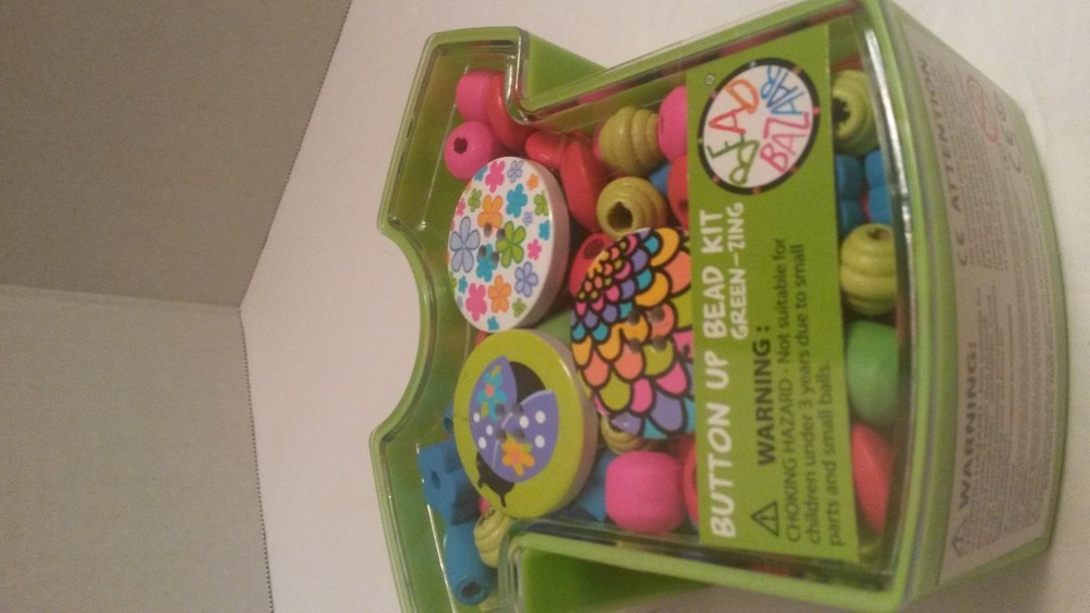 GREEN-ZING BUTTON UP BEAD KIT from Bead Bazaar
