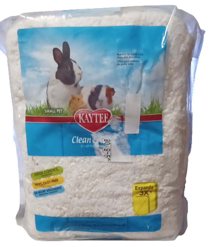 Rabbit Bedding Kaytee Clean  Cozy Compact White Pet Bedding For Small Animals
