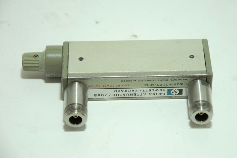 HP Hewlett Packard 8495A Step Attenuator 70dB DC- 4 GHz.