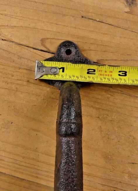 2 Rustic Cast Iron Antique Style Restore Barn Handles Gate Pull Door Handle