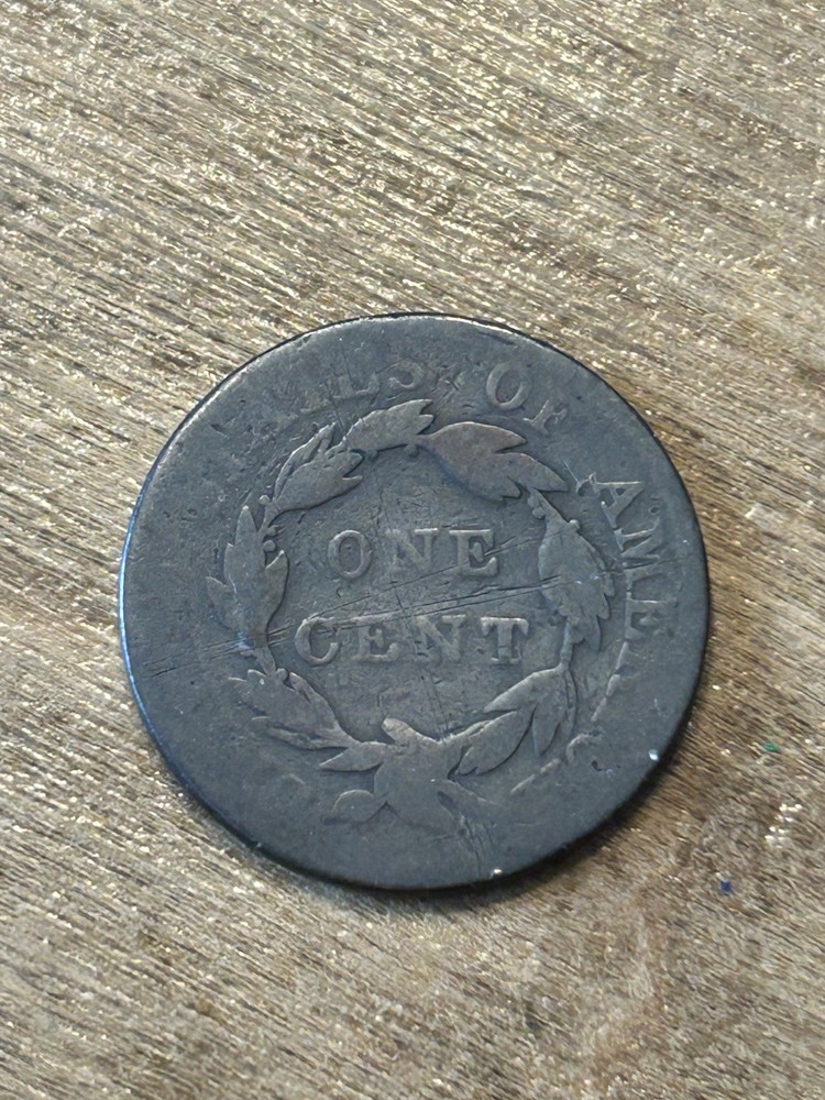 1818 Coronet Large Cent G+