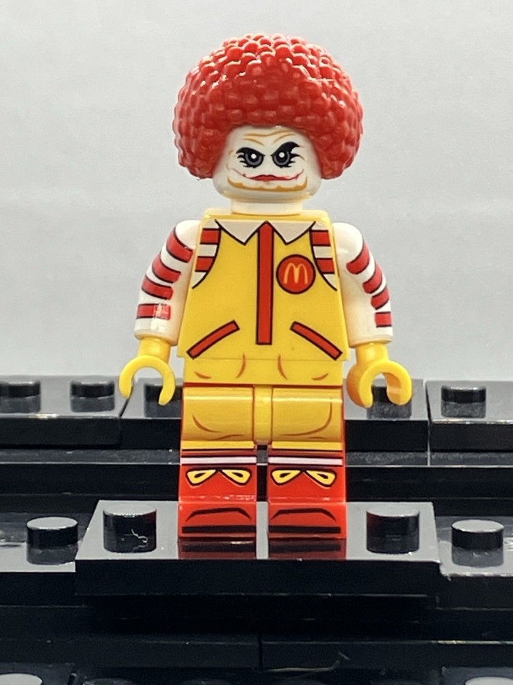 Evil Clown Ronald McDonald Custom Mini Figure