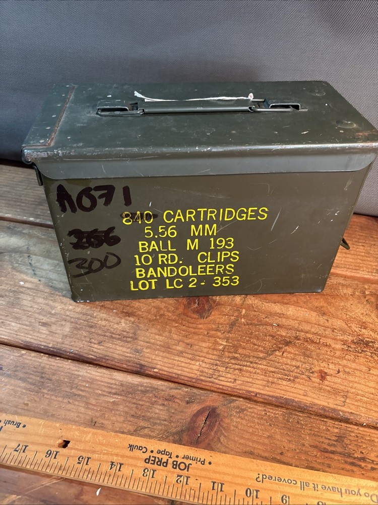 50 Caliber Metal Ammo Can Us Military Surplus