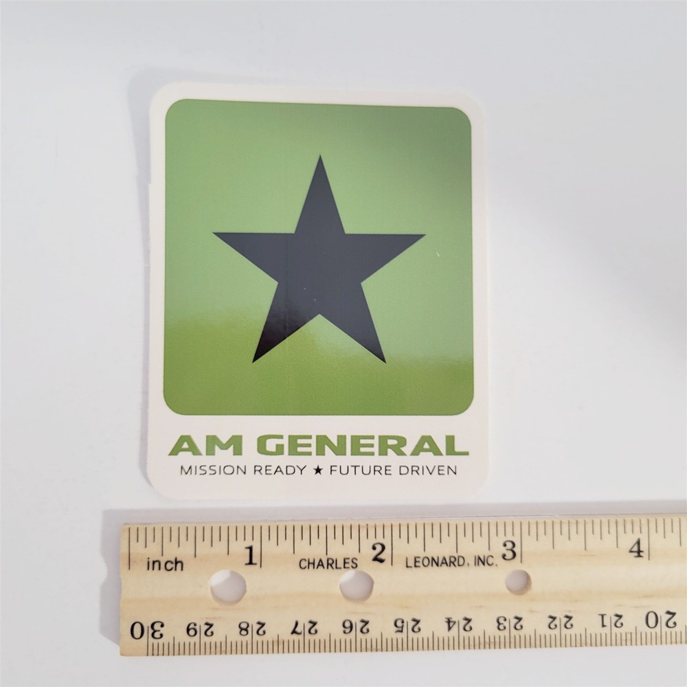 AM General Mission Ready / Future Driven Sticker Decal Military