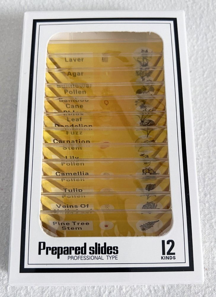 DIY Science 48-Pack Prepared Microscope Slides NEW *Itemized List* Homeschool