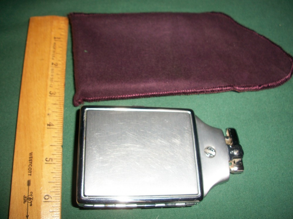 Ronson MASTERCASE Lighter & Cigarette Case Combo U.S. Marine Corps Emblem