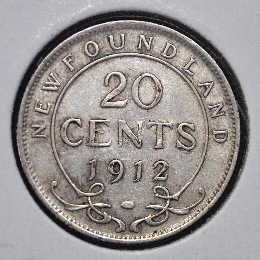 1912 Newfoundland 20 cents
