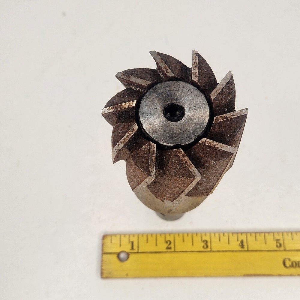 MACHINIST TOOLS LATHE MILL 1" Shank & 2 1/2" interchangeable teeth cutting head