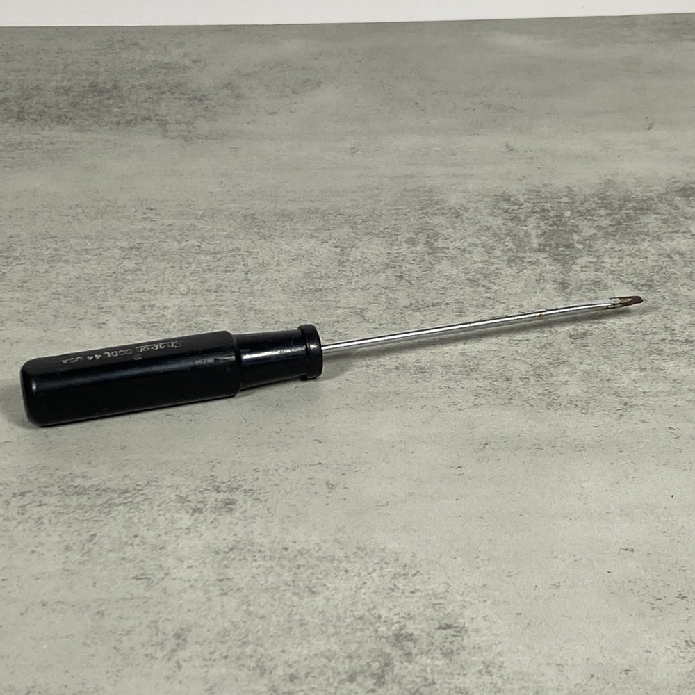 Snap-on Tools USA SSDE44 7" Precision Electrical Slotted Thin Screwdriver Black