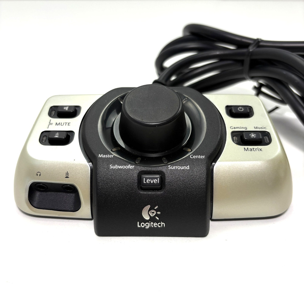 Logitech G51 Volume Controller Sound Wired Remote Pod Control Unit Only OEM