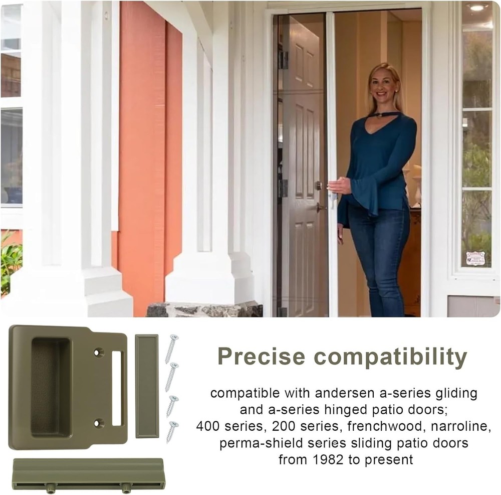 Screen Door Handle Kit for Andersen Doors, Sliding Screen Door and Latches Pull