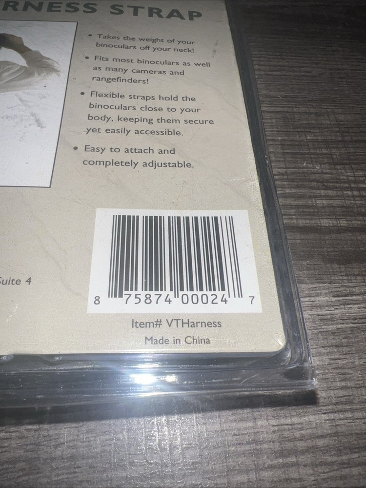 Vortex Optics Binocular Lycra, Nylon Harness - Black