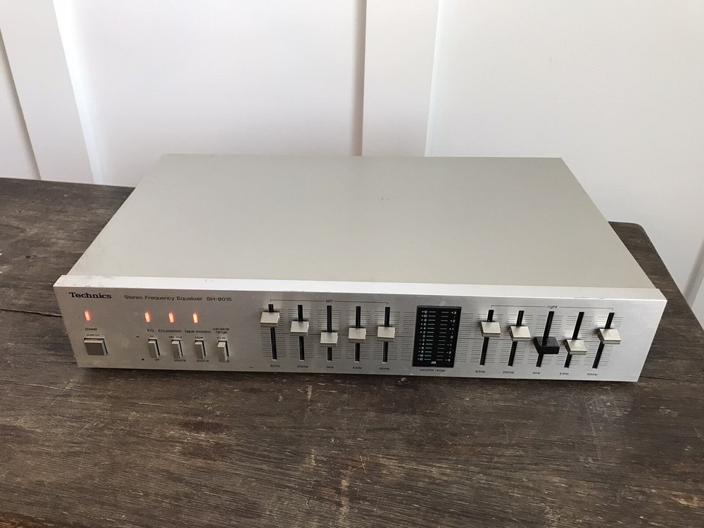 Vintage Technics SH-8015 5 Band Graphic EQ/Equalizer Component Made in Japan !!