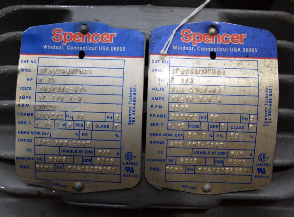 Spencer Vortex Blower vb-055b-030 (Inv.45089)