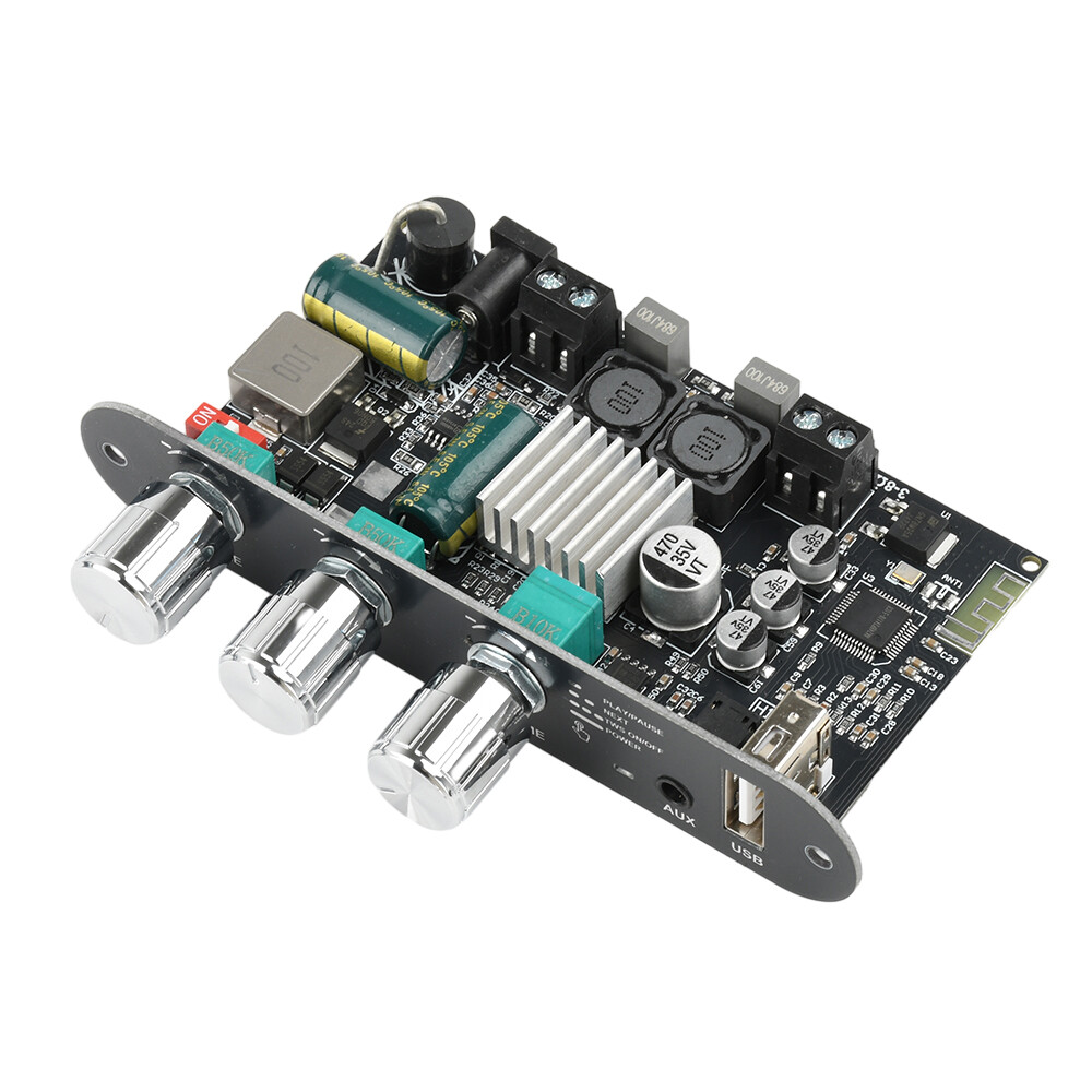 2Pcs ZK-1001U 100W For Mono Bluetooth Audio Power Amplifier Board Module US