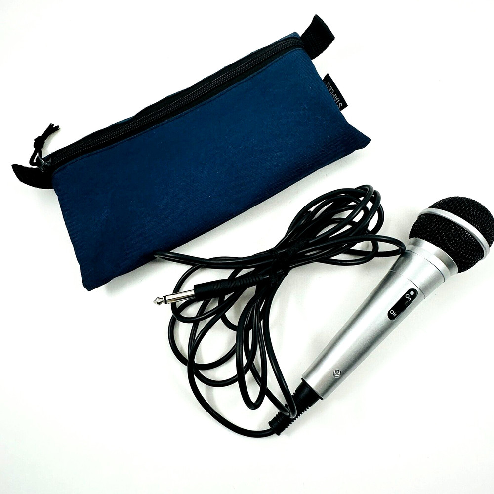 Karaoke Microphone Wired Handheld Practice with on off switch and Male Jack