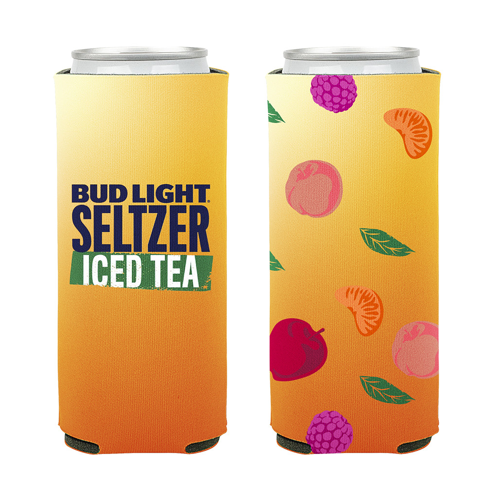 Bud Light Seltzer Iced Tea Slim Can Coolie
