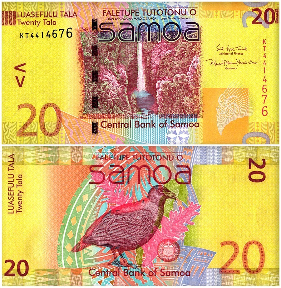 Samoa 5-20 Tala 3 Pieces Set, 2017 ND, P-38-40, UNC