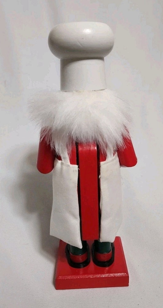 Wooden Christmas Chef, Baker, Cook Nutcracker 10"