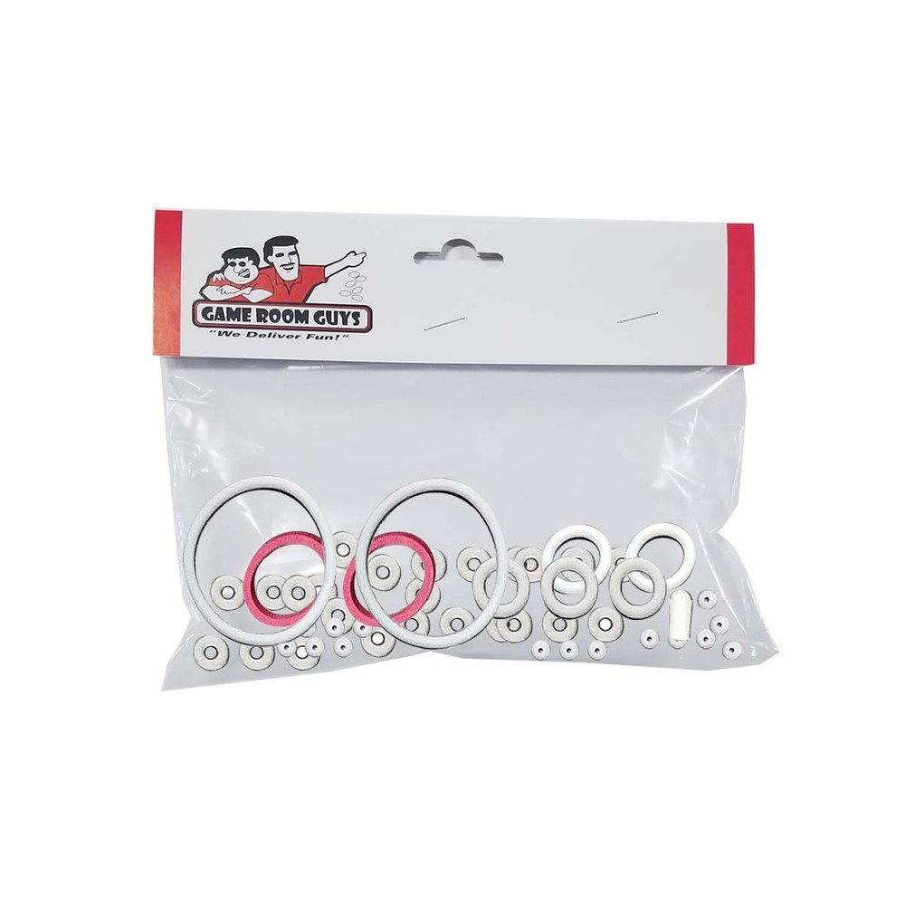 Gottlieb Touchdown Pinball Machine Replacement Repair Rubber Ring Kit White