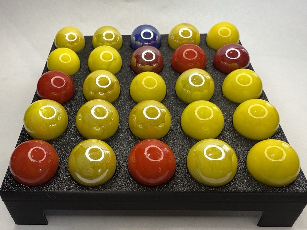 25 Glass Marbles 5/8” lot #7968
