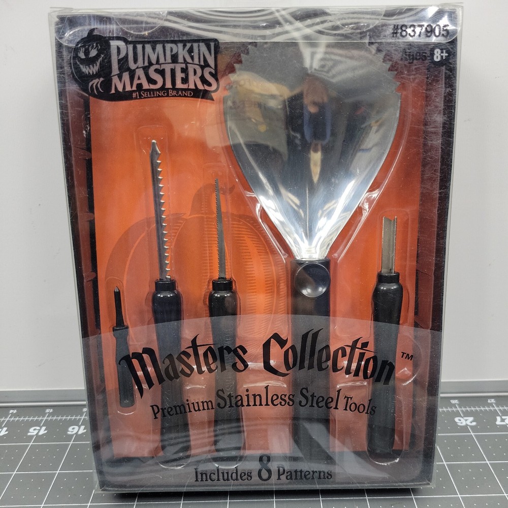 Pumpkin Masters Carving Kit With 8 Patterns