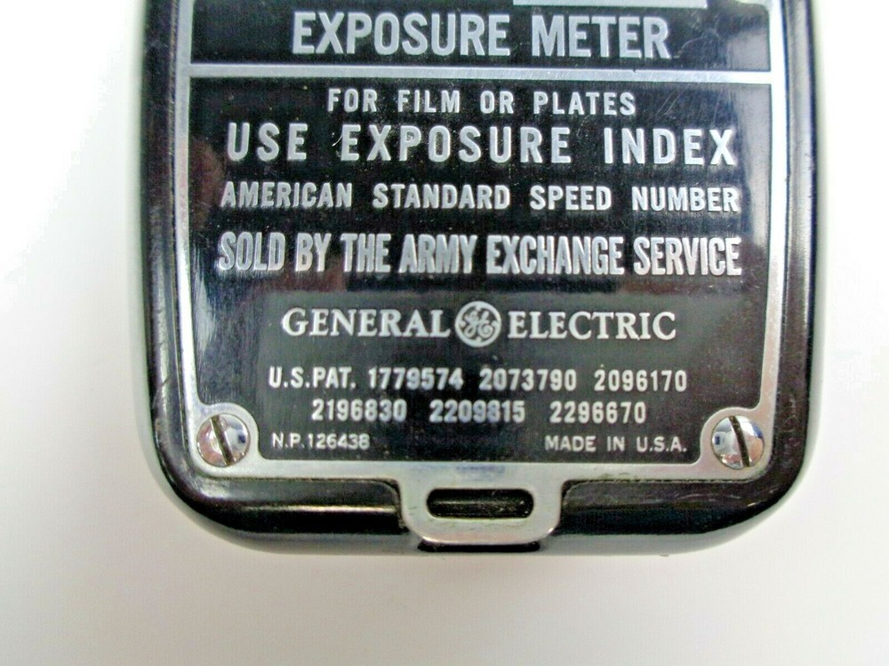Vintage General Electric Exposure Meter - Untested