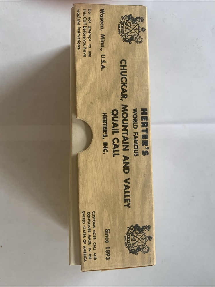 Herters Game Call Box Lot