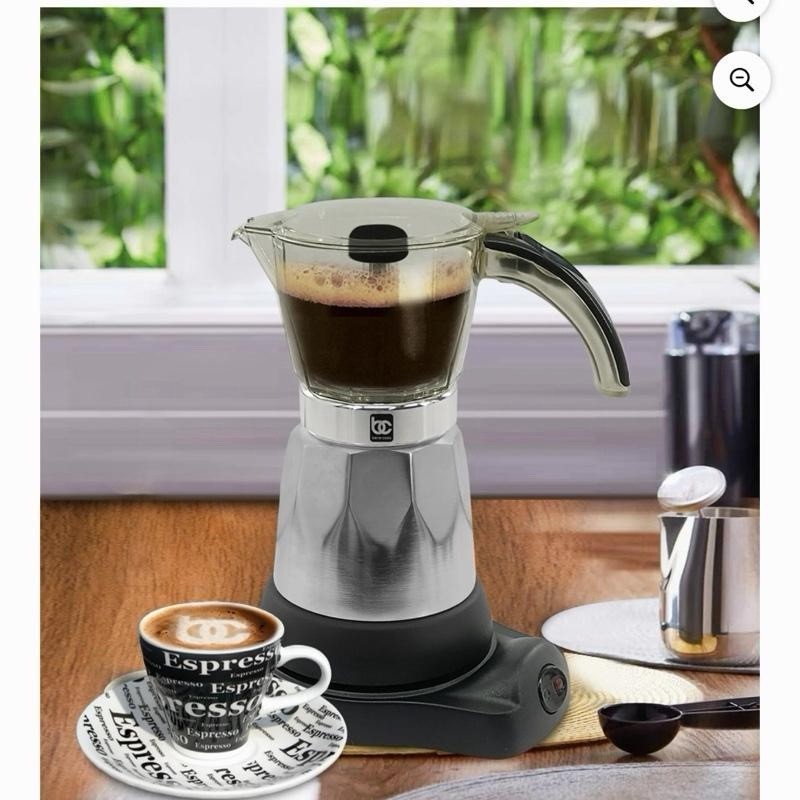 4-Cup Coffee Maker - Espreasso &Coffe Compact