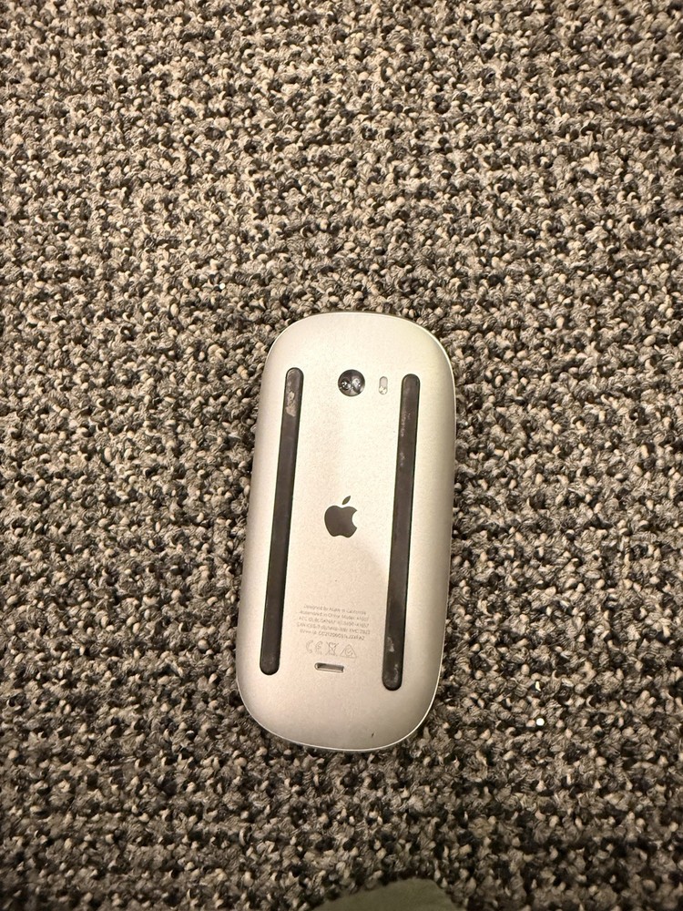 Apple Magic Mouse Wireless Bluetooth Laser Multi-Touch White Silver