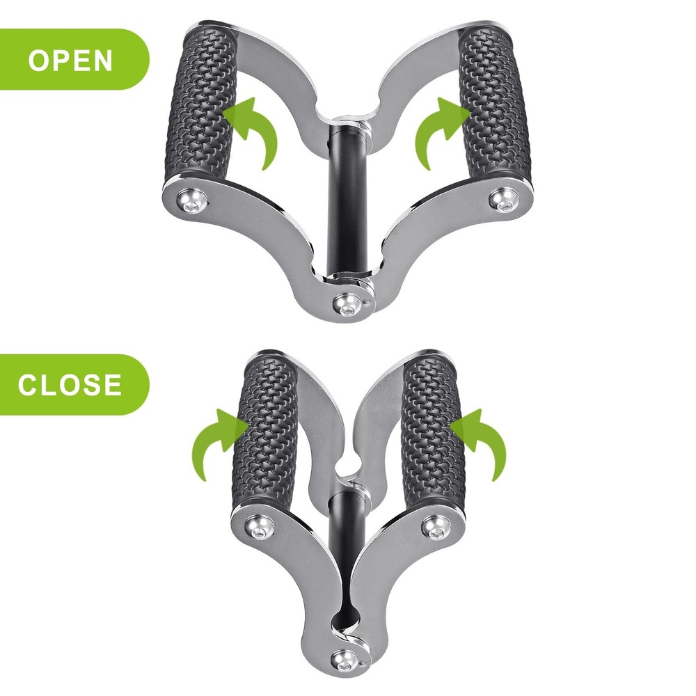 V Bar Landmine Handle Attachment, Solid Landmine Double D Handle T Row Attach...
