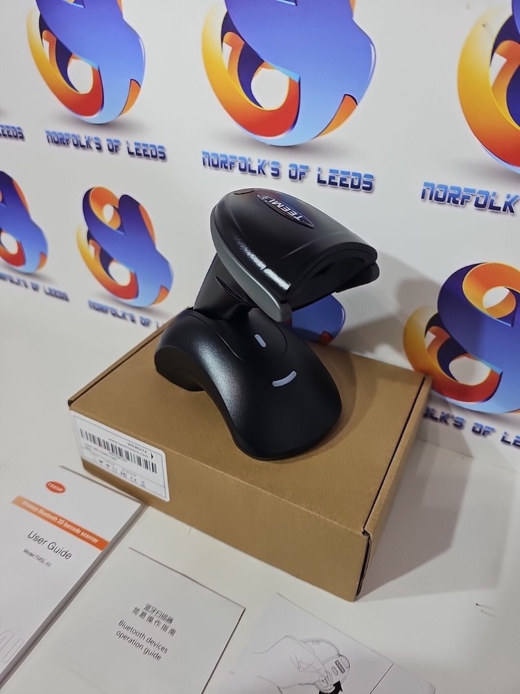 TEEMI TMSL 53 CR 2D Bluetooth Barcode Scanner USB Cradle QR PDF417 Datamatrix M