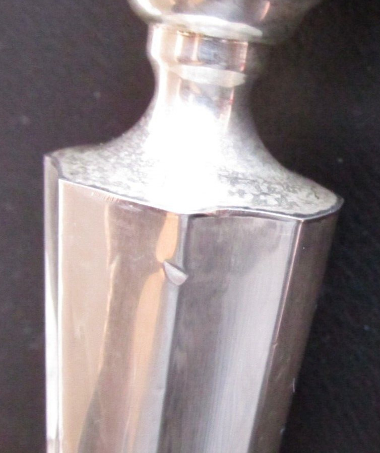 2 Vintage Unbranded Sterling Silver 10" Candlesticks