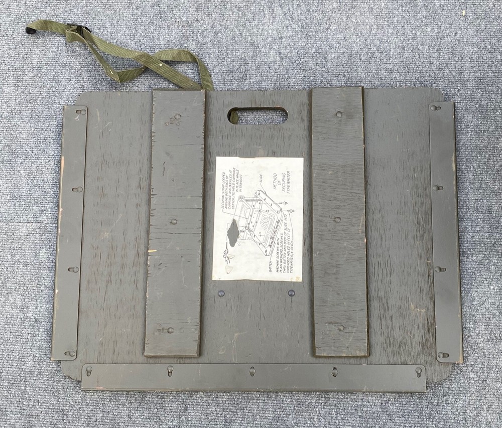 US Military Typewriter Transport Storage Shipping Container Field Case Box.