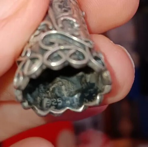 Antique Sterling Silver Victorian Thimble. .925 Sterling Silver