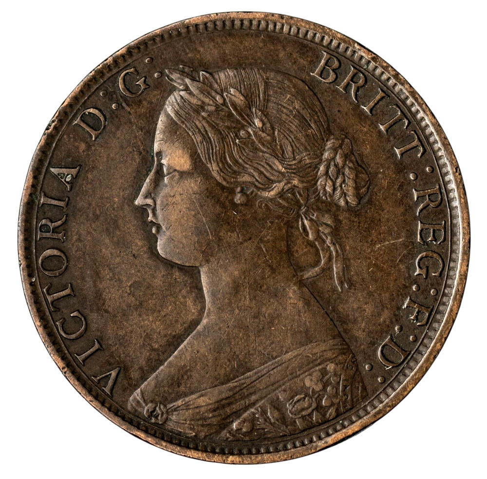 Canada. Nova Scotia 1861 Small Rosebud  Large Cent, EF KM-8.2
