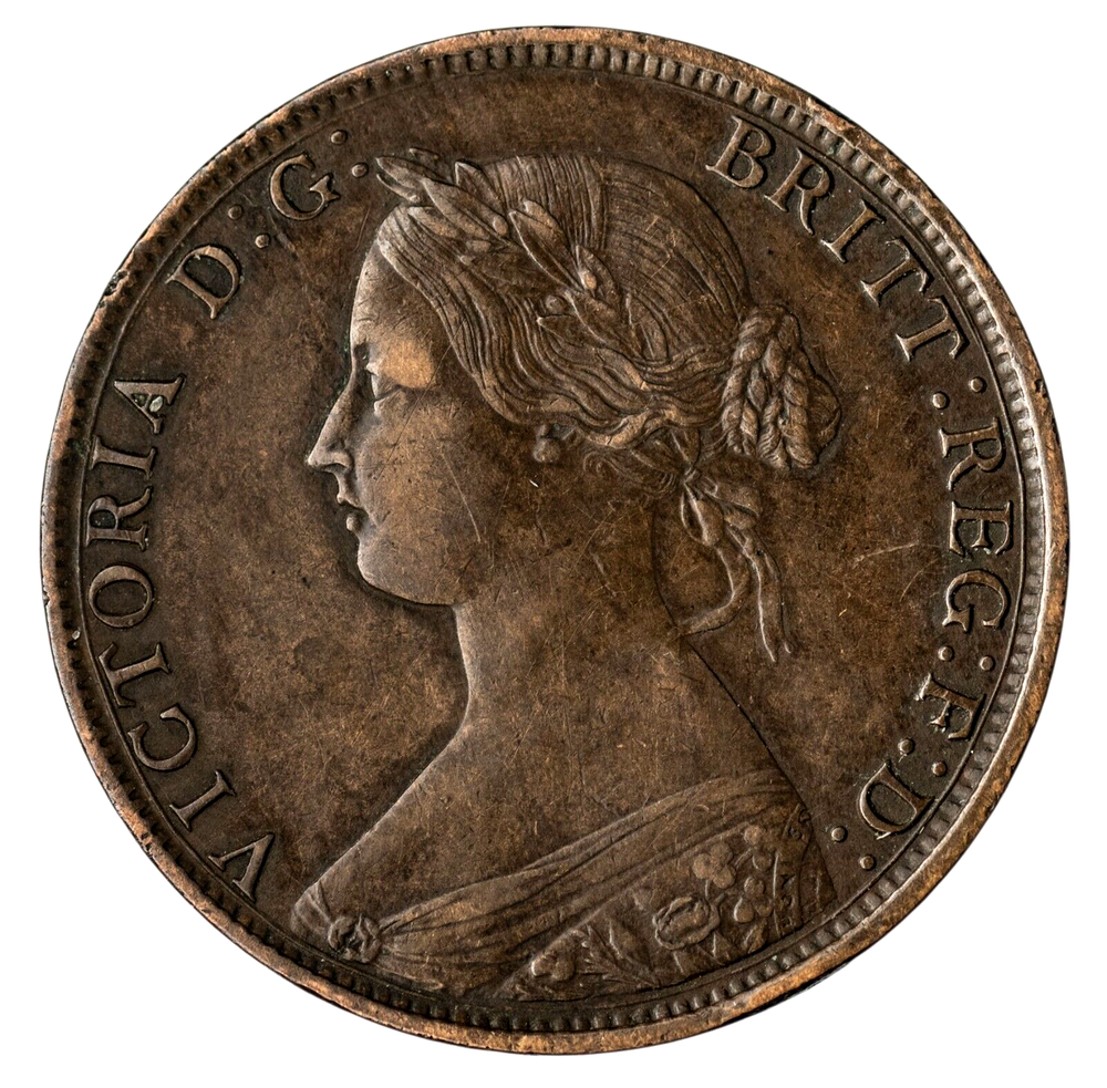 Canada. Nova Scotia 1861 Small Rosebud Large Cent, EF KM-8.2