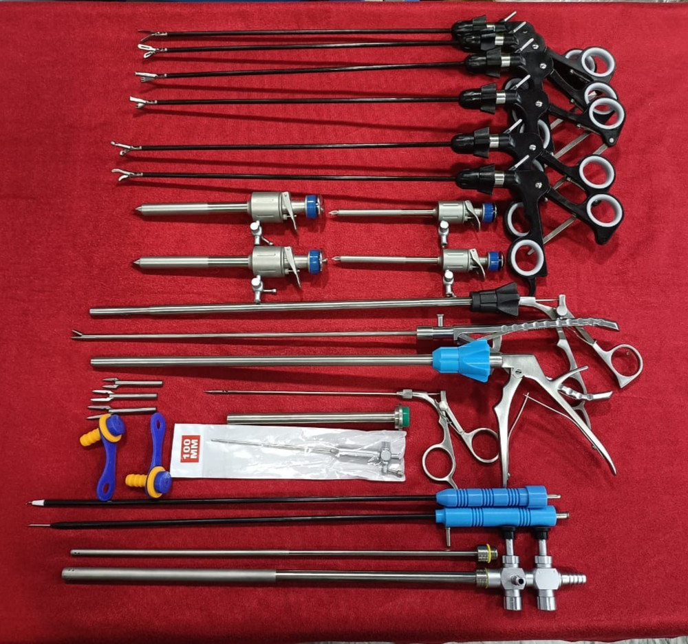 21pc - Laparoscopic Surgery Set SS High Quality Reusable Instruments