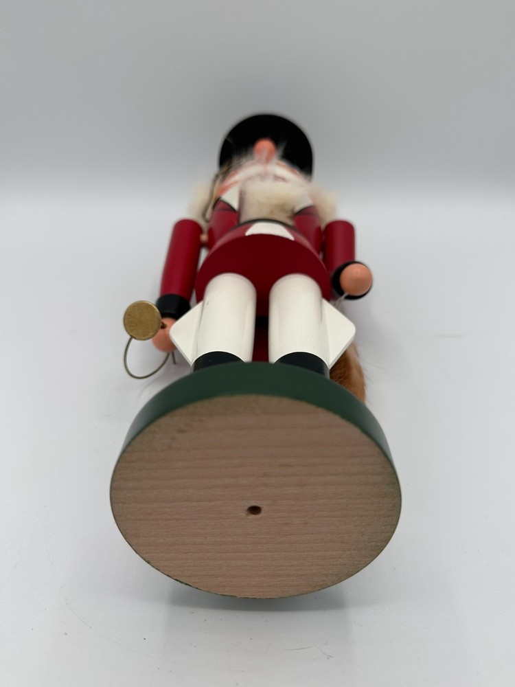 Rare 12" Fox Hunter Nutcracker w/ Fox Tail, Monocle, and Trumpet
