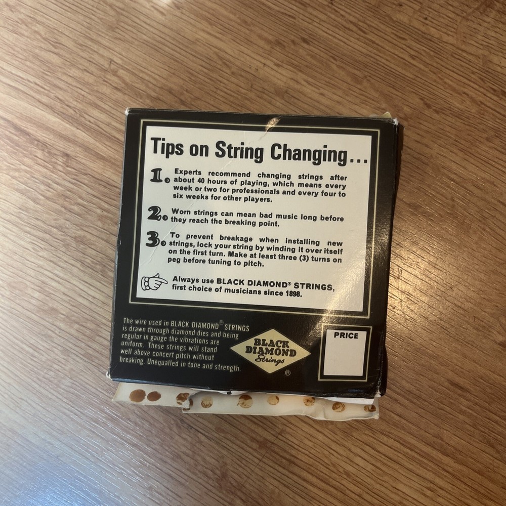 Vintage BLACK DIAMOND STRINGS for MADOLIN Assorted