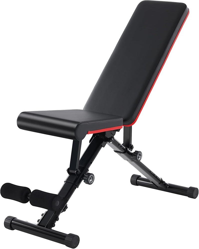 Home Gym Full Body Exercise Weight Bench Adjustable Workout Bench Foldable Press